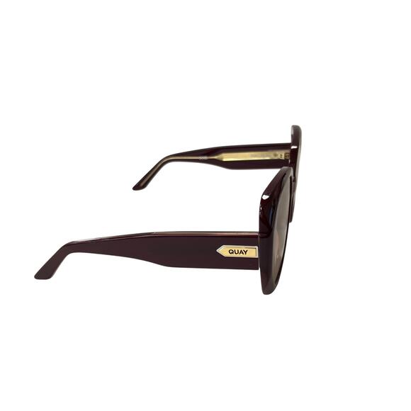 Quay Australia Full Glam Square Sunglasses Pinot Taupe main image 6